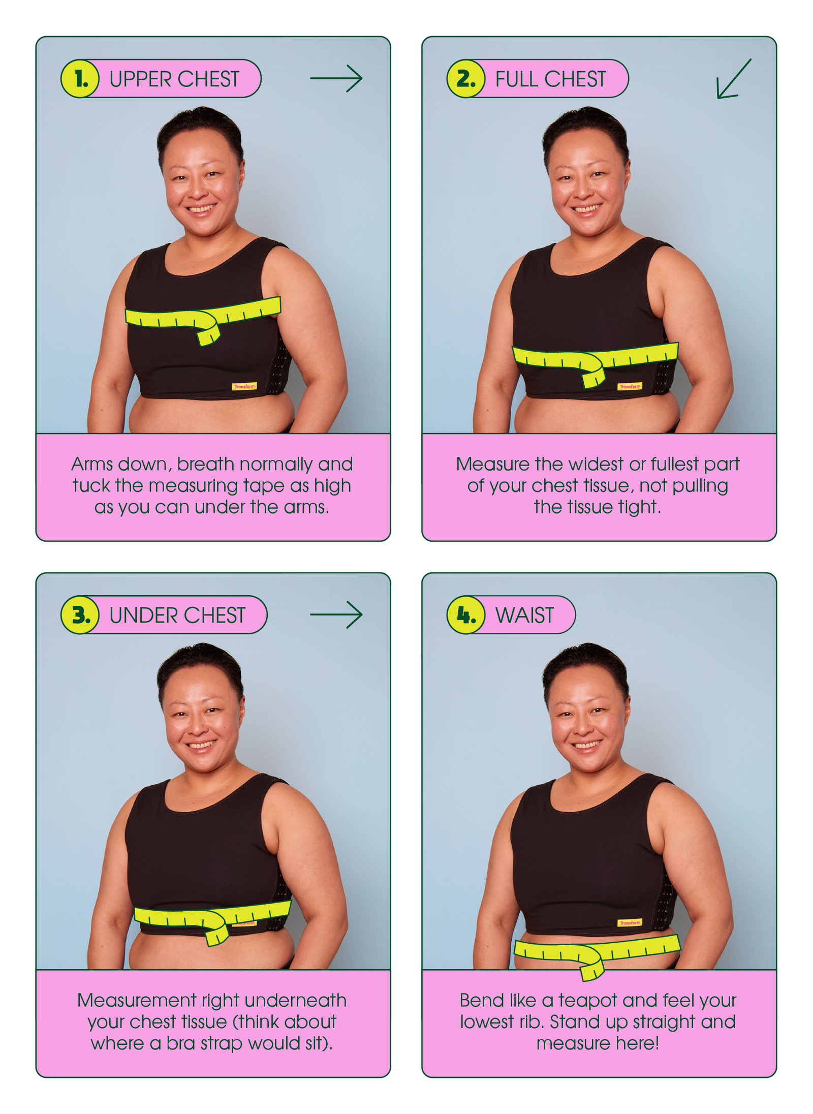 How to measure for a chest binder