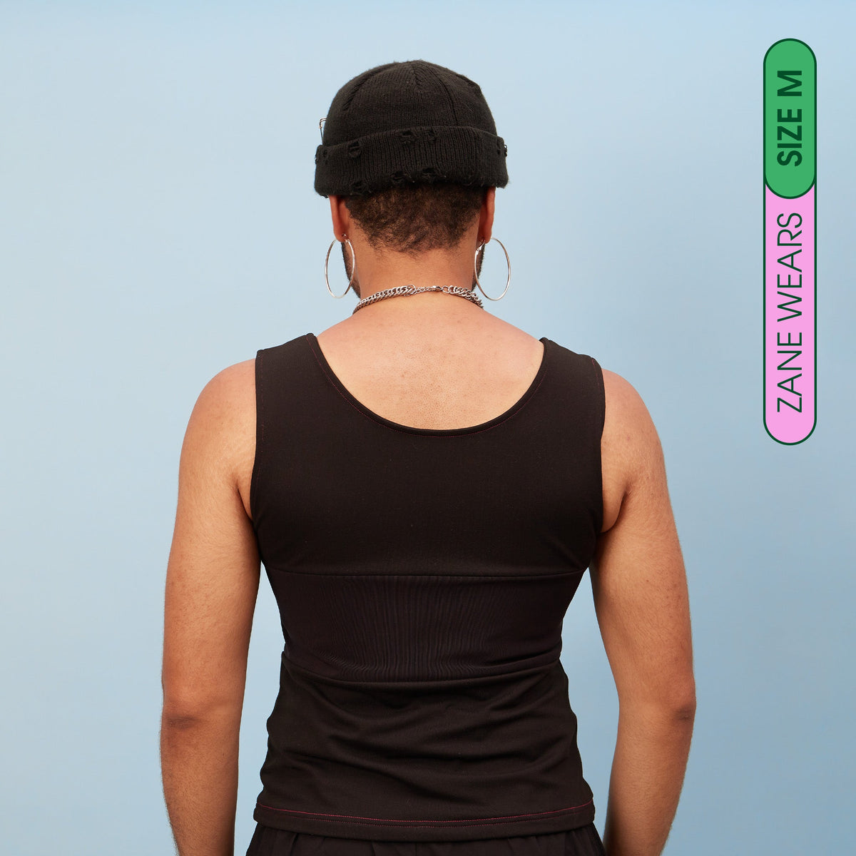 chest binder tanks black